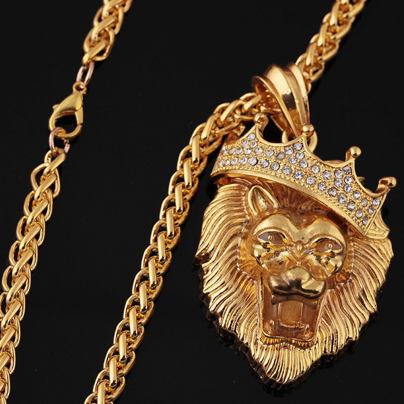 LONEL Lion Hip Hop Glow in the Dark Pendant