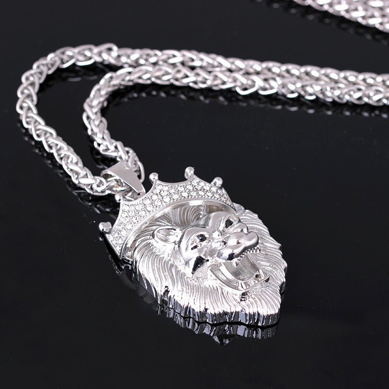LONEL Lion Hip Hop Glow in the Dark Pendant