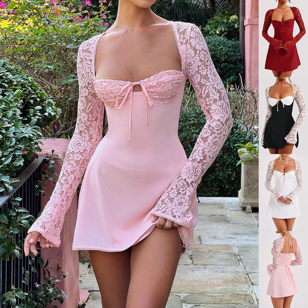NAOMI Backless lace up corset