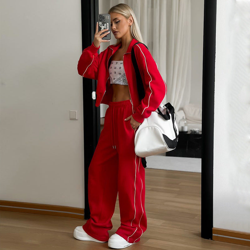 AVALA Striped Tracksuit