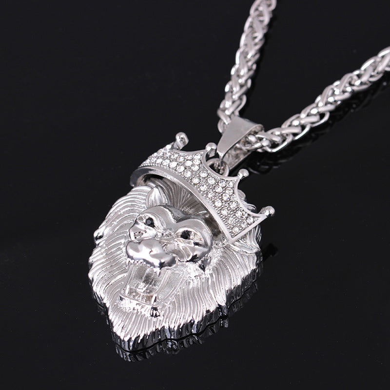 LONEL Lion Hip Hop Glow in the Dark Pendant