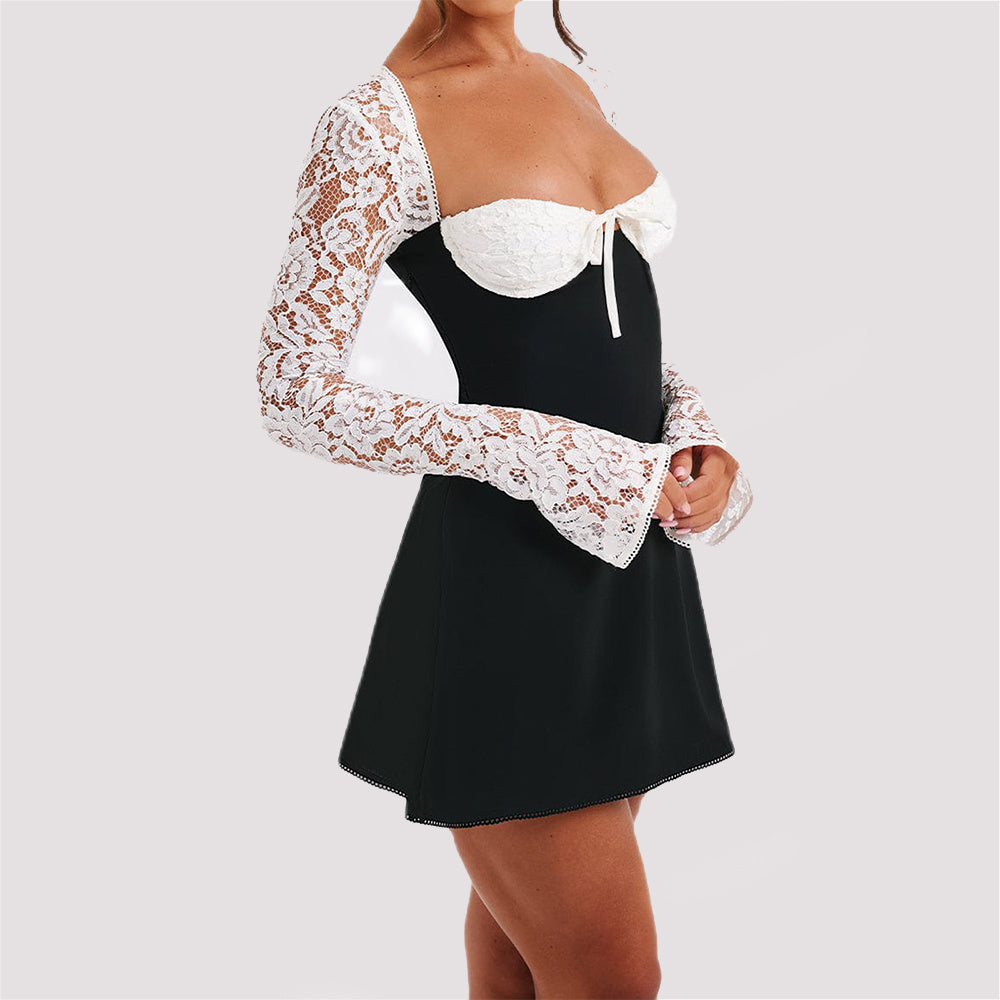 NAOMI Backless lace up corset