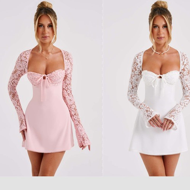 NAOMI Backless lace up corset