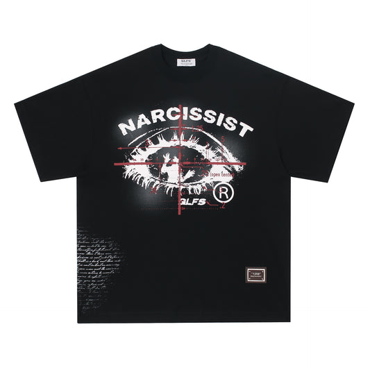 American Retro Hip Hop Gothic T-shirt